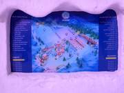 Plan des pistes dans le hall de ski Ski Egypt