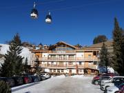 Hébergements directement sur la piste