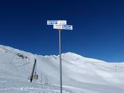 Signalisation des pistes dans le domaine skiable de Saint-Lary-Soulan