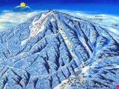Plan des pistes Bouřňák