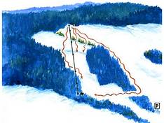 Plan des pistes Čihadlo