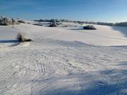 Vue sur l'ensemble du domaine skiable Heuberg
