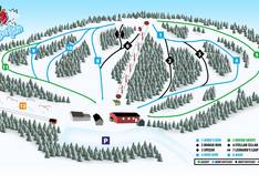 Plan des pistes Boogie Mountain – Espanola
