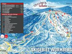 Plan des pistes Wurmberg – Braunlage