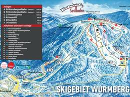 Plan des pistes Wurmberg – Braunlage