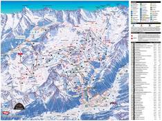 Plan des pistes Ischgl/Samnaun – Silvretta Arena