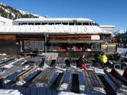 Aire de parade à la station inférieure de la Möserbahn