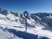 Délimitation claire des pistes