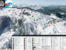 Plan des pistes Anilio