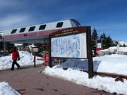 Panneau d'information au niveau du Cabriolet