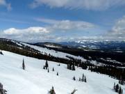 Vue sur le domaine skiable de Big White