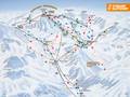 Plan des pistes Stubaier Gletscher (Glacier de Stubai)