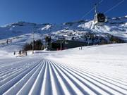 Très bonne préparation des pistes à Santa Caterina Valfurva