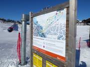 Plan détaillé des pistes à Havsdalen