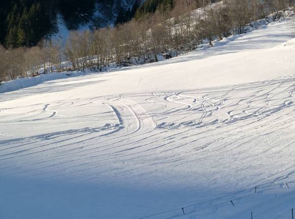 La piste au téléski