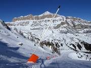 Canon à neige à Arabba