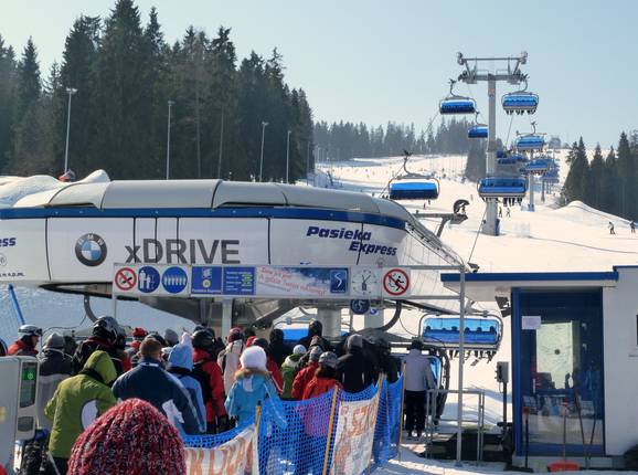 Pasieka Express - 6 places | Télésiège rapide (débrayable) avec capots de protection
