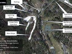 Plan des pistes Sapphire Valley