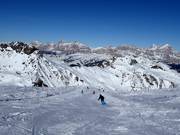 Piste sur la Marmolada