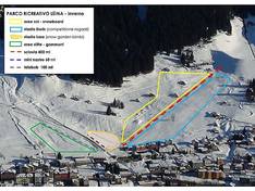 Plan des pistes Lüina – Airolo