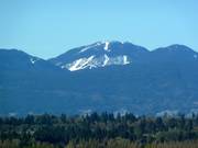 Vue sur le domaine skiable Cypress Mountain depuis Vancouver