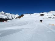 Piste Tschunggaipiste à la station intermédiaire