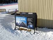 Tri des déchets dans la station de ski Mt. Norquay