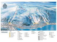 Plan des pistes Tärnaby