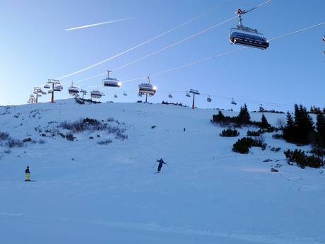 Domaines skiables pour skieurs confirmés et freeriders Alpes du Chiemgau – Skieurs confirmés, freeriders Steinplatte Winklmoosalm – Waidring/Reit im Winkl