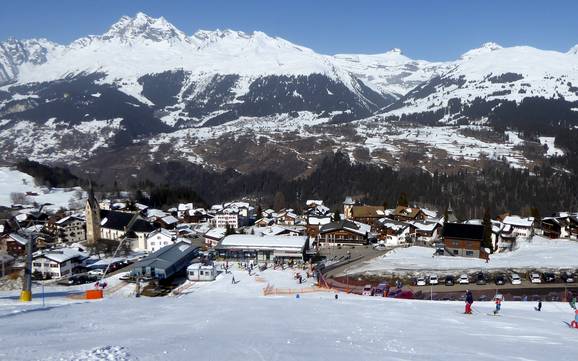 Val Lumnezia: Accès aux domaines skiables et parkings – Accès, parking Obersaxen/Mundaun/Val Lumnezia