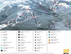 Plan des pistes Bakuriani