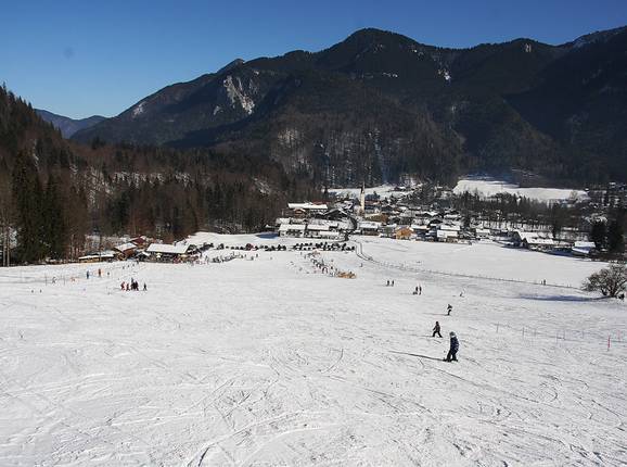 Pistes faciles aux remontées mécaniques de Kirchberg