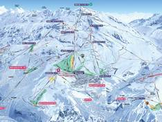 Plan des pistes Alpe d'Huez