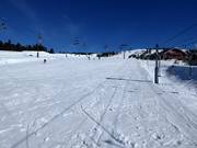 Terrain de l'école de ski à côté du Centrum Idre Fjäll