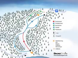 Plan des pistes Dackestupet