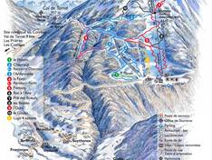 Plan des pistes La Sambuy – Seythenex