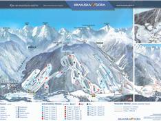 Plan des pistes Kranjska Gora