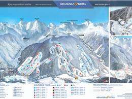 Plan des pistes Kranjska Gora