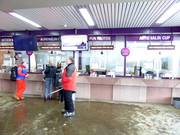 Zone de caisse soignée au Alpin Express