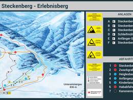 Plan des pistes Steckenberg – Unterammergau