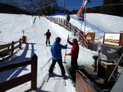 Au téléski, la perche est remise