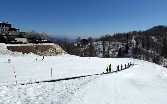 Domaines skiables pour les débutants dans les Alpes juliennes – Débutants Vogel – Bohinj