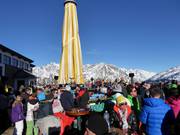 Après-ski au Giggijoch avant la descente vers la vallée