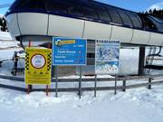 Signalisation dans le domaine skiable Folgaria-Fiorentini