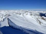 Départ de la descente Wildspitz