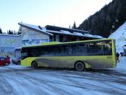 Skibus à la station inférieure du Brunnalmbahn