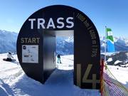 Départ de la piste difficile Trass