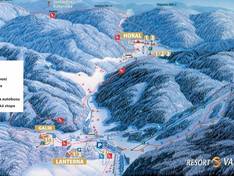 Plan des pistes Horal