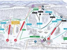 Plan des pistes Mt. La Crosse