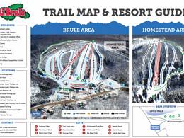 Plan des pistes Ski Brule